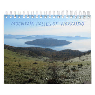 Bergspass i Hokkaido-kalendern Kalender