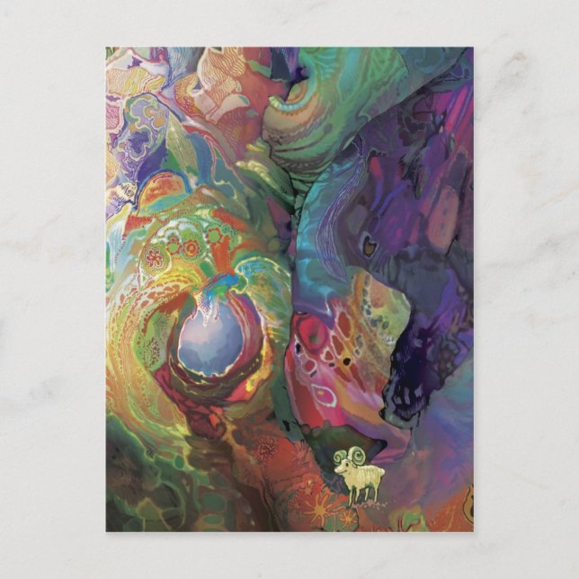 Bergspass~~ Vykort (Framsida)