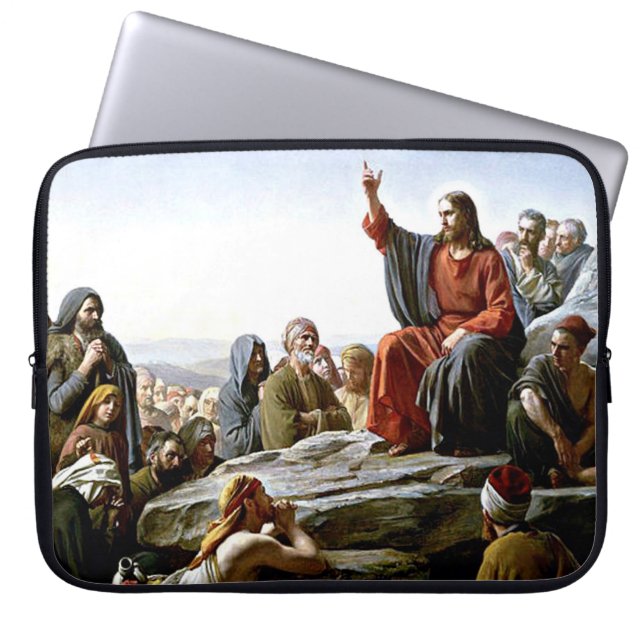 Bergspredikan - Carl Bloch-målning Laptop Fodral (Framsidan)