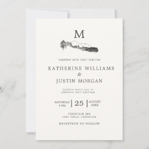 Bergsreat ⎢ inbjudan till Rustic Wedding