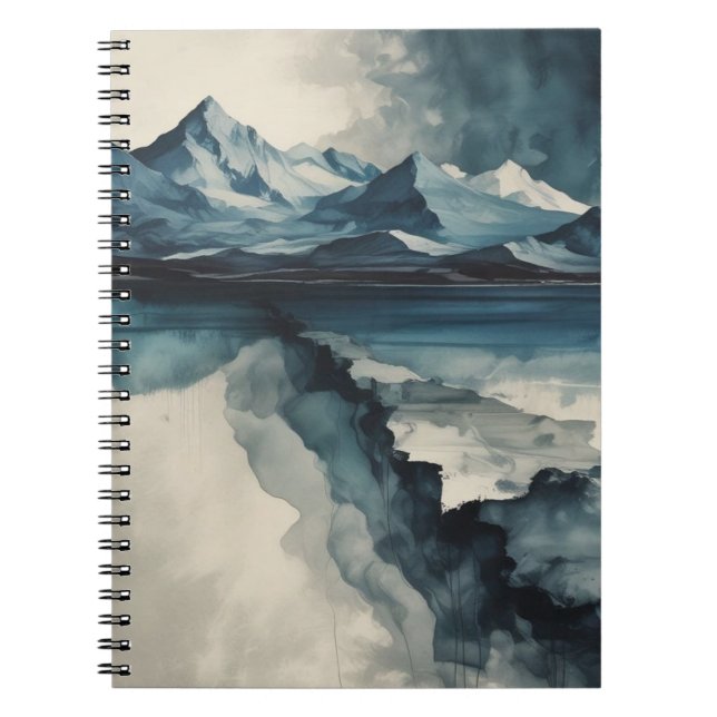 Bergsreflektion| Journal Anteckningsbok (Framsidan)