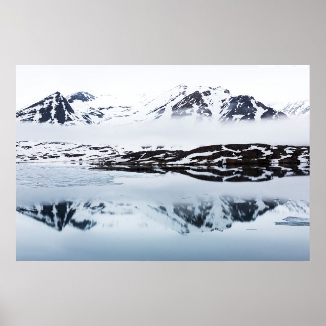 Bergsreflektioner, Norge Poster (Framsidan)