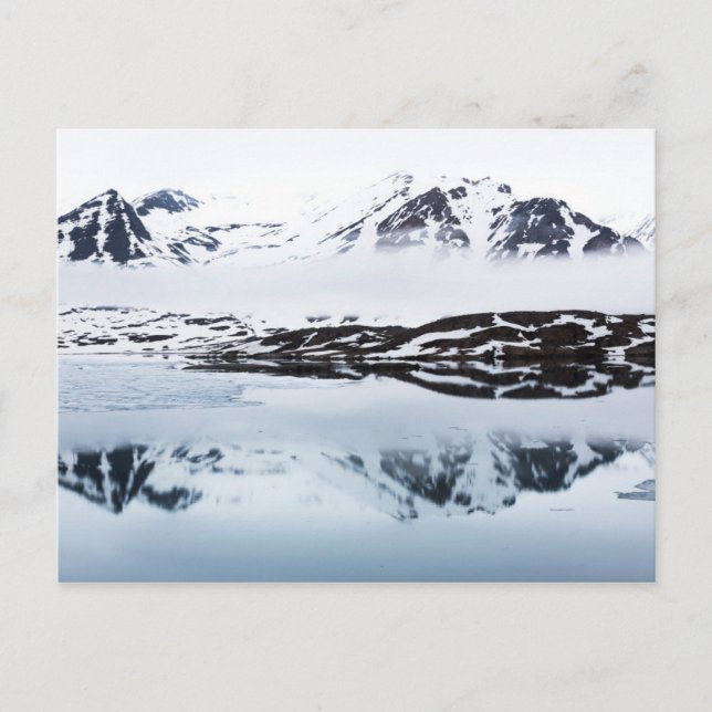 Bergsreflektioner, Norge Vykort (Framsida)