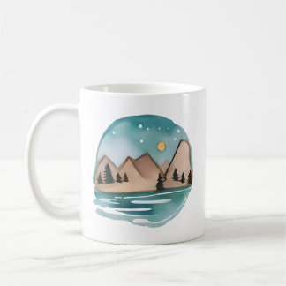 Bergsrymden under stjärnorna kaffemugg