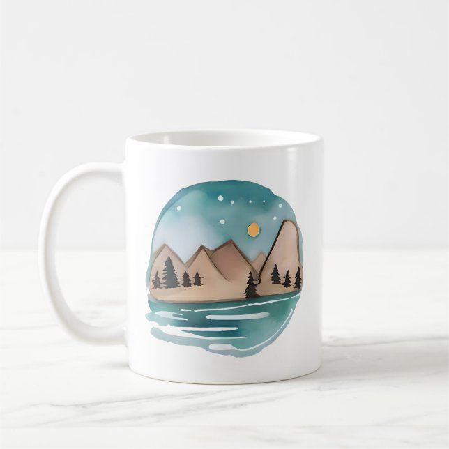 Bergsrymden under stjärnorna kaffemugg (Vänster)