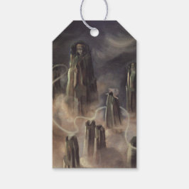 Bergssarna (av Remedios Varo) Presentetikett