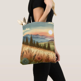Bergsskogen Backe Land Nature iphone case Tygkasse