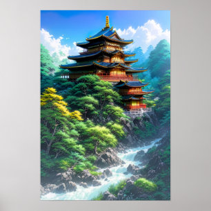 Bergsströmmens tempel poster