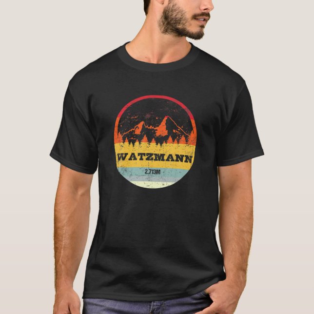 Bergsteiger Bergsteiger | WATZMANN 2713M Mountain T Shirt (Framsida)