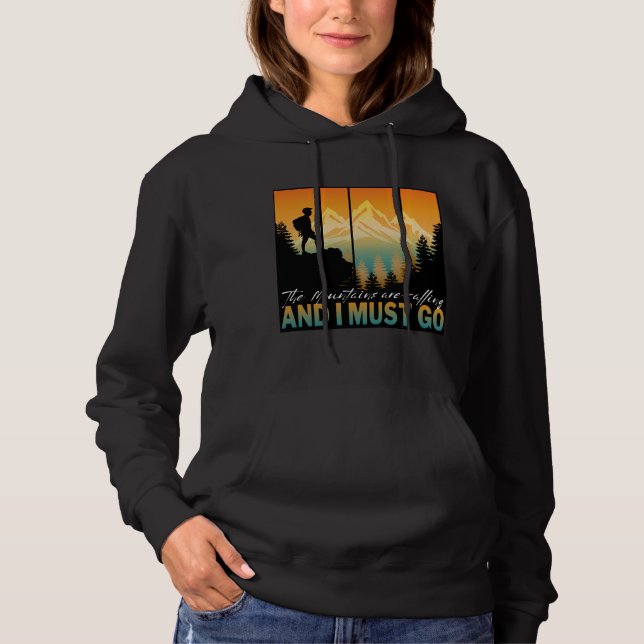 Bergstopparna ropar och jag måste gå t shirt (Framsida)