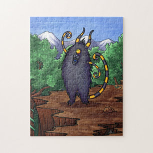 Bergstoppmonster - Feeping varelsepussel Pussel