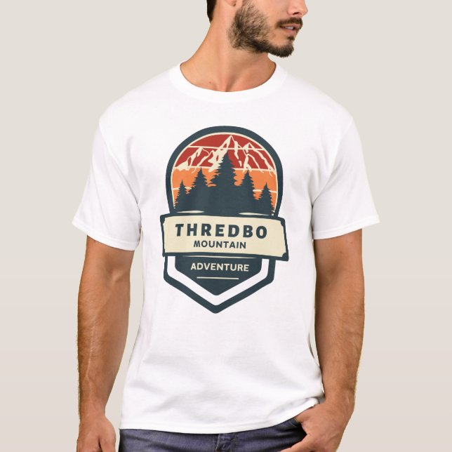 Bergstoppsstigning och vandring i Bretagne T Shirt (Framsida)