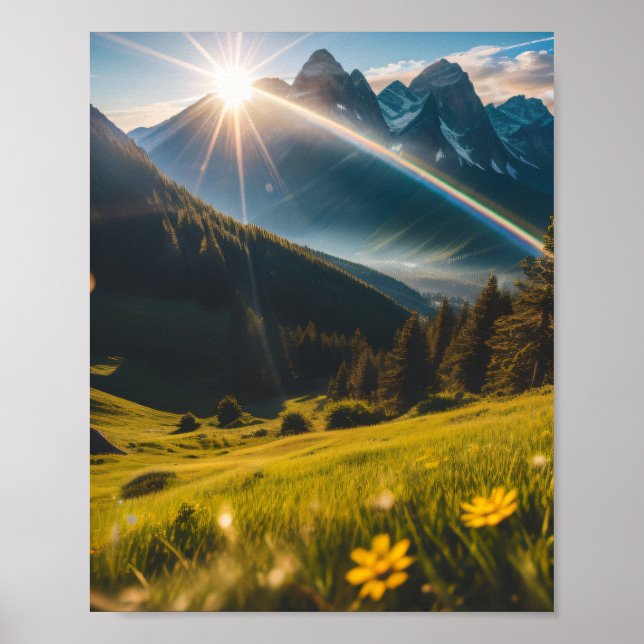 bergstrakter poster (Framsidan)