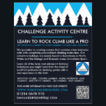 Bergstrupe, vandring och klättring, Äventyr Flyer<br><div class="desc">Bergskädda,  klättra och klättra,  reklamfällor för Äventyr från Affärskortet Store.</div>