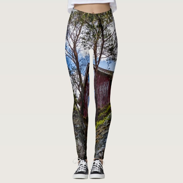 Bergstuga Leggings (Framsida)