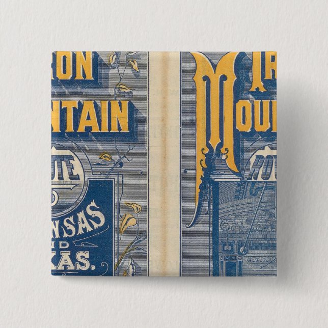 Bergsväg Järn Knapp (Framsida)