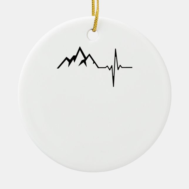 Bergsvandring Puls Julgransprydnad Keramik (Framsidan)