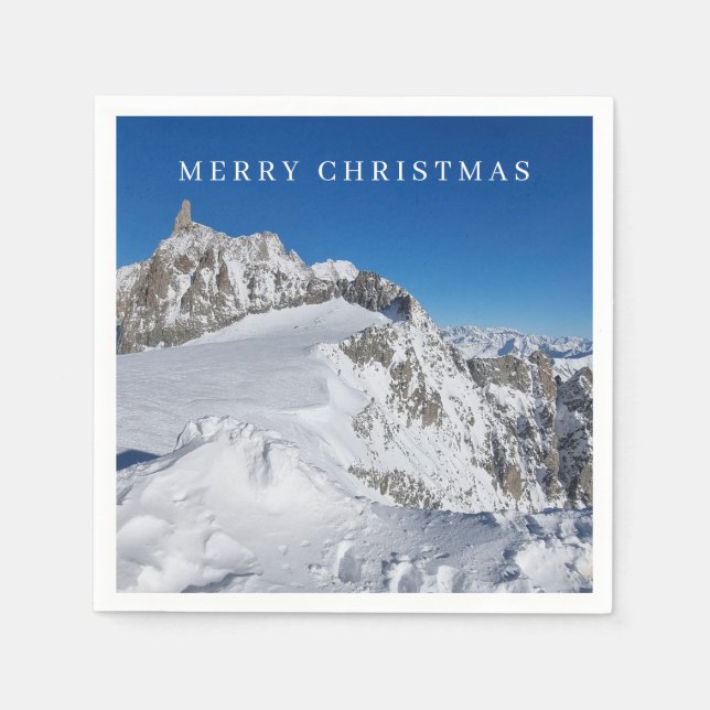 Bergsvansblöjor med snö pappersservett (Framsidan)