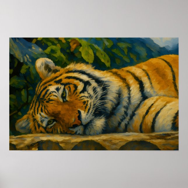 Bergsvila - Tiger i Vilden Poster (Framsidan)