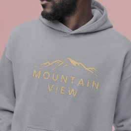 Bergsvy i Beige Hoodie