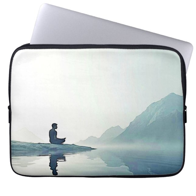 BergsZen - design för fredliga medaljer Laptop Fodral (Framsidan)