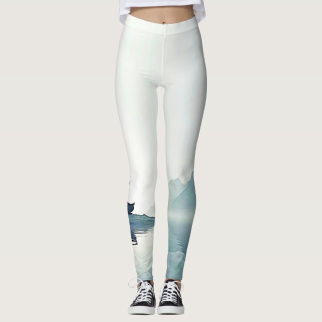 BergsZen - design för fredliga medaljer Leggings (Framsida)