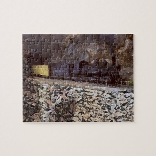 Bergtågpussel Pussel (Horisontell)