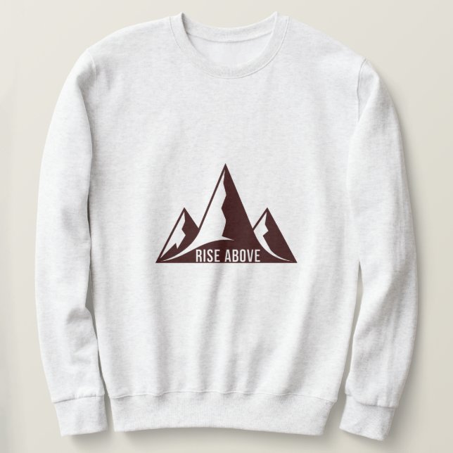 Bergtröja – Äventyr & Natur Lång Ärmad Tröja (Design framsida)