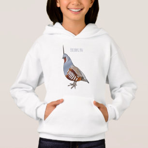 Bergvaktel fågel serieillustration  t shirt