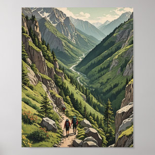 Bergvandring Poster