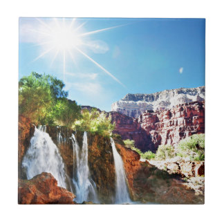 Bergvattenfall Kakelplatta