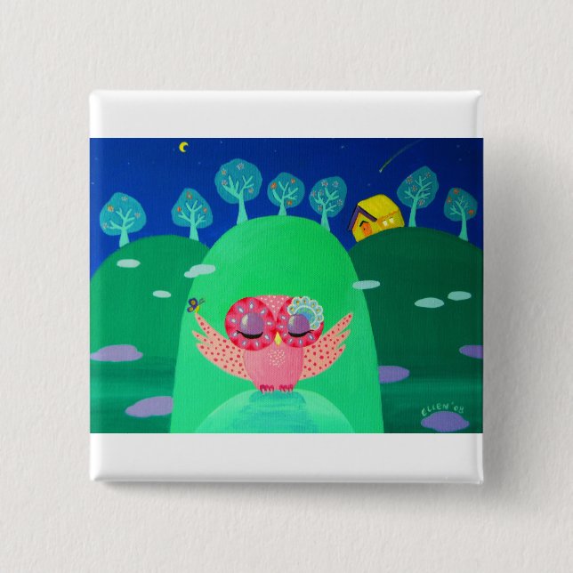 Bergviskning Knapp (Framsida)