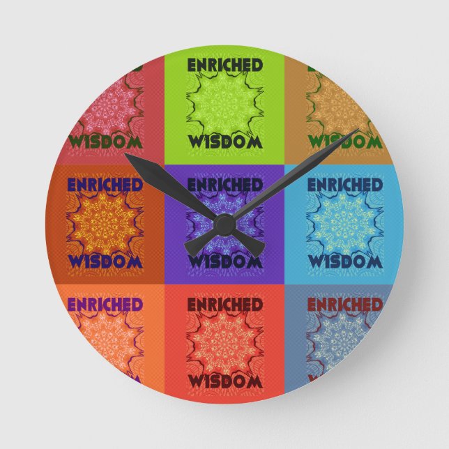 Berikad Hakuna Matata vishet Rund Klocka (Framsida)