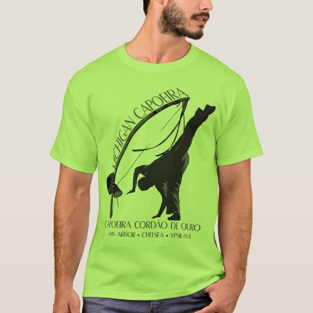 Berimbau & Meia Lua parar Tee (Framsida)