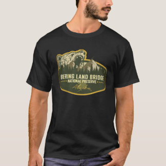Bering Land Bridge National Preserve Alaska Retro  T Shirt
