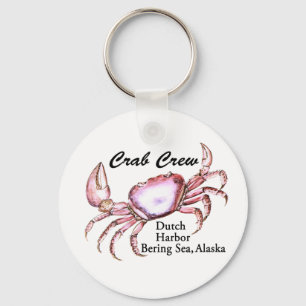 Bering Sea Alaska Crab-fiske Nyckelring