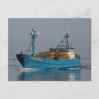 Bering Sea, Crab Boat in Dutch Harbour, AK Vykort