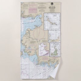 Bering Sea Östra Part Alaska Nautical Chart