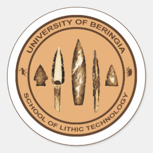 Beringia School of Lithic Technology Runt Klistermärke