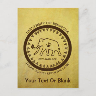 Beringias universitet Mammut Vykort