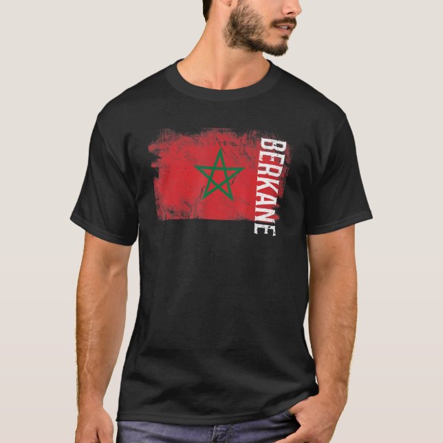 Berkane Marocko Flagga för marockaner Manar Women  T Shirt (Framsida)