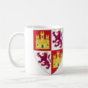 Berkas Royal Coat of Arms Crown Castile Kaffemugg