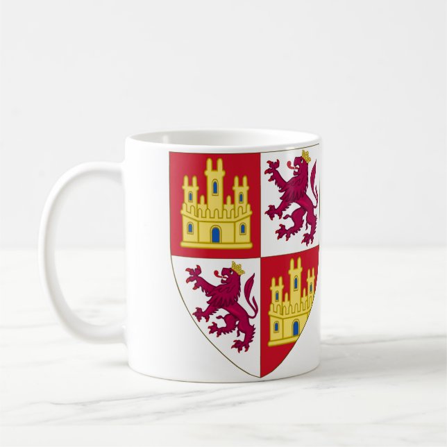 Berkas Royal Coat of Arms Crown Castile Kaffemugg (Vänster)