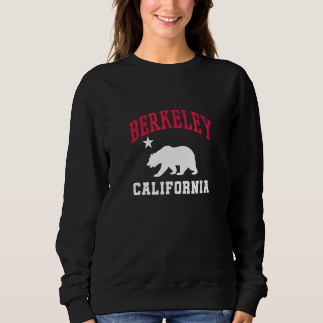 Berkeley California Bear Star Ca Statlig flagga T Shirt (Framsida)