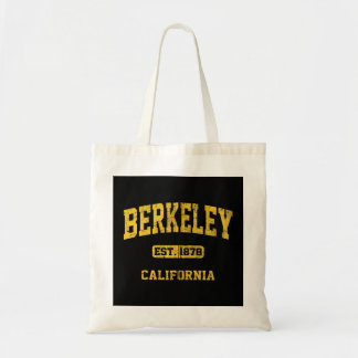 Berkeley California CA Vintage State Athletic Styl Tygkasse