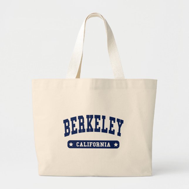 Berkeley California College Stil t shirts Jumbo Tygkasse (Framsidan)