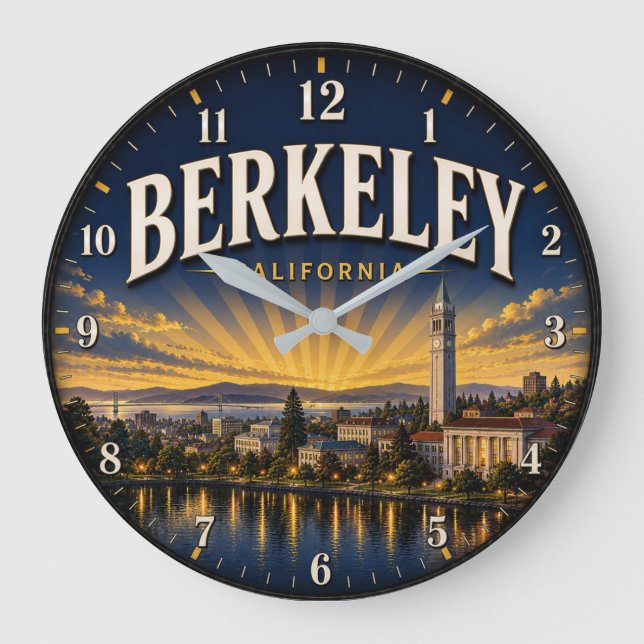 Berkeley California Golden State College Stor Klocka (Framsida)
