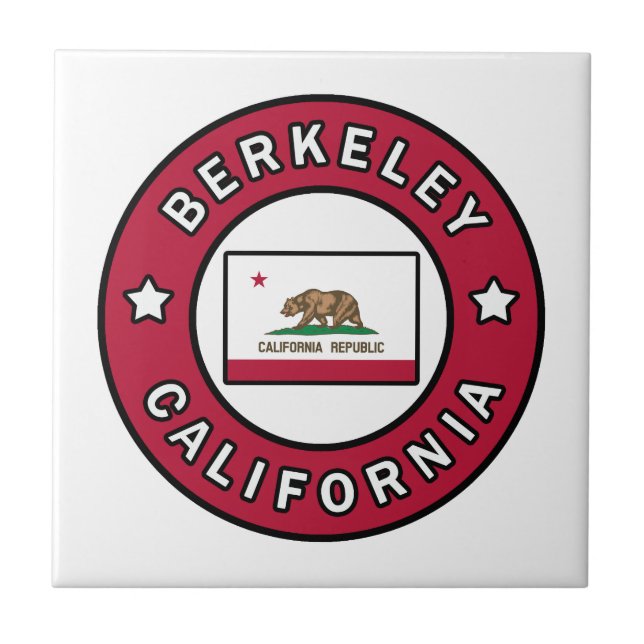Berkeley California Kakelplatta (Framsidan)