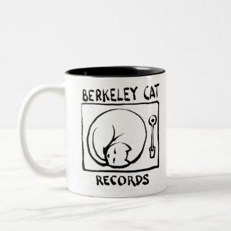 Berkeley Cat Logotyp merch Två-Tonad Mugg