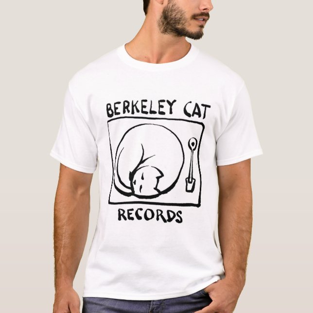 Berkeley Cat Records dudes T-Shirt (Framsida)